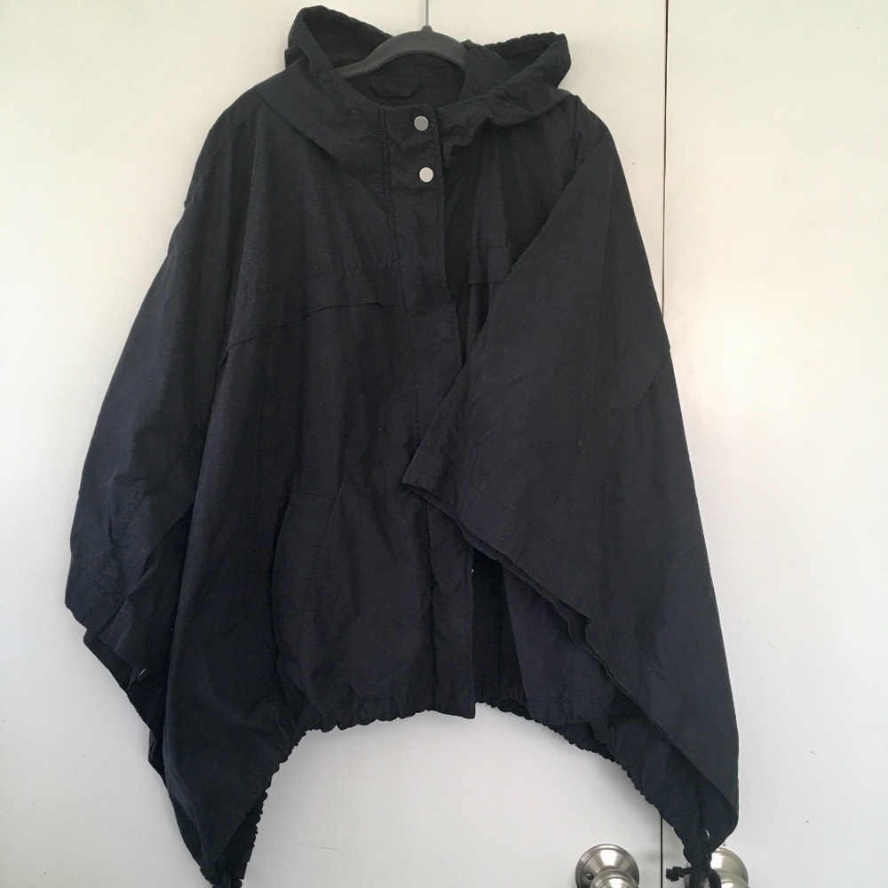 Gap Rain Poncho, Navy Blue, size M/L